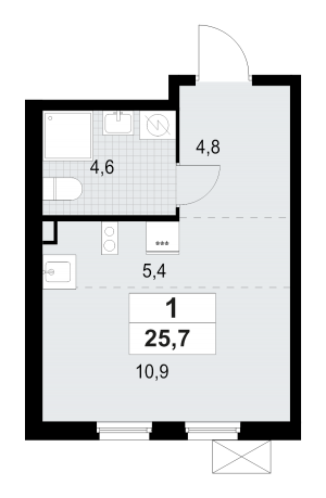 планировка, фото №1