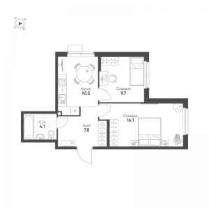 планировка, фото №1