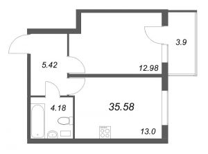 планировка, фото №1