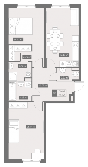 планировка, фото №1