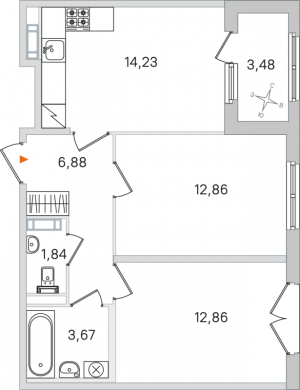 планировка, фото №1