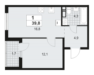 планировка, фото №1