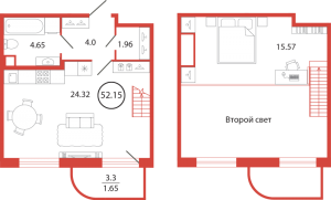 планировка, фото №1