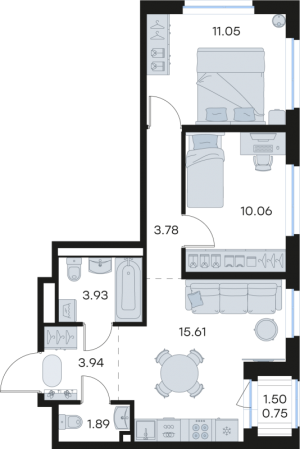 планировка, фото №1