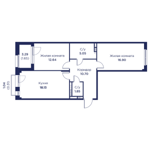 планировка, фото №1