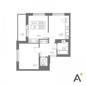 планировка, фото №1