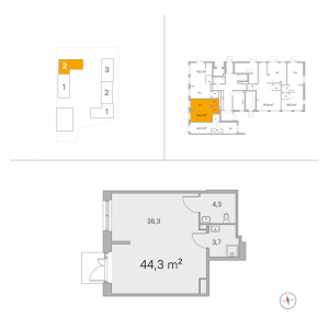 планировка, фото №1