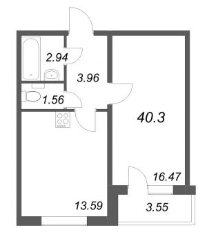 планировка, фото №1