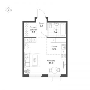 планировка, фото №1