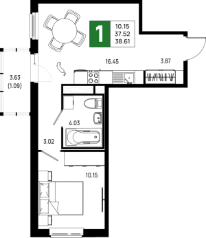 планировка, фото №1