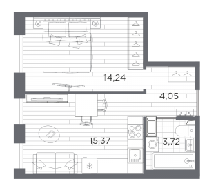 планировка, фото №1