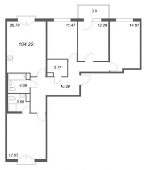 планировка, фото №1