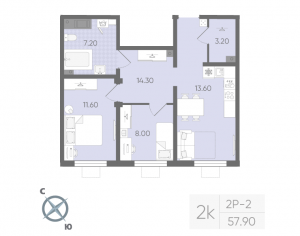 планировка, фото №1