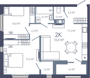 планировка, фото №1