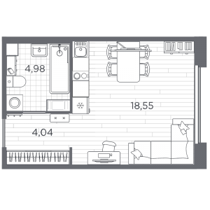 планировка, фото №1