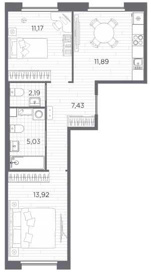планировка, фото №1