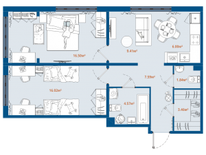 планировка, фото №1