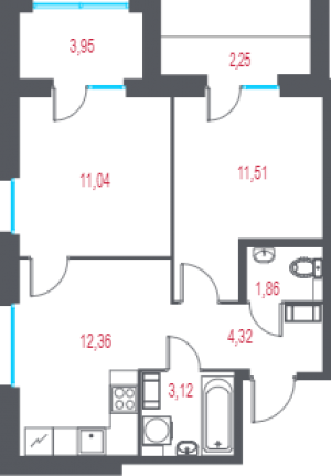 планировка, фото №1