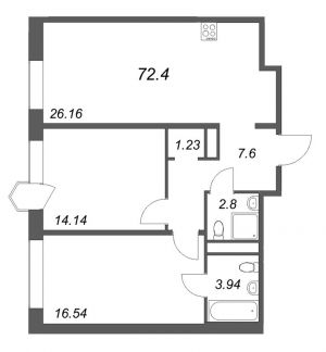 планировка, фото №1