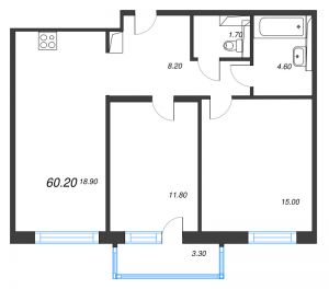 планировка, фото №1