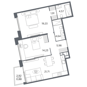 планировка, фото №1