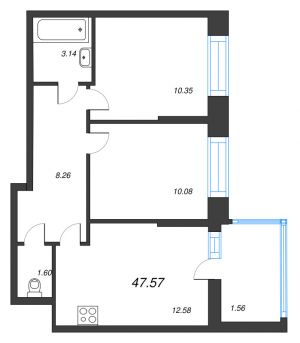 планировка, фото №1