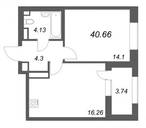 планировка, фото №1