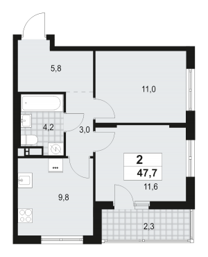 планировка, фото №1