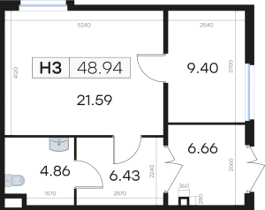 планировка, фото №1