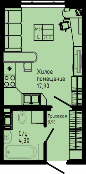 планировка, фото №1