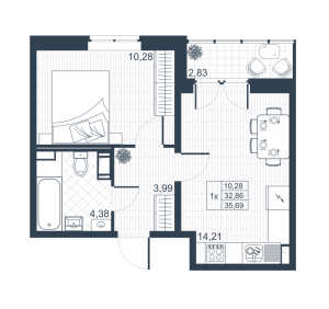 планировка, фото №1