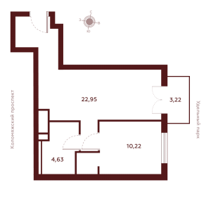 планировка, фото №1