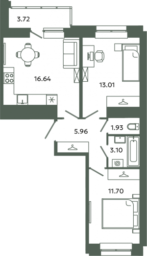 планировка, фото №1
