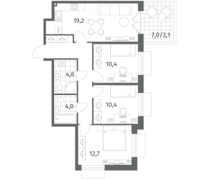 планировка, фото №1