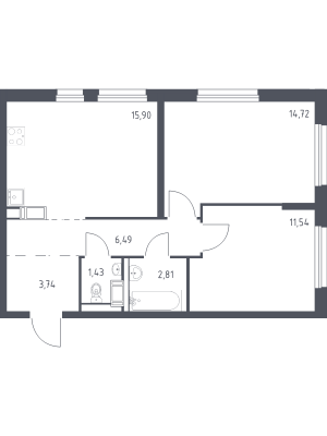 планировка, фото №1