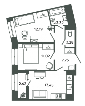 планировка, фото №1