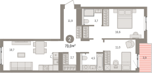 планировка, фото №1