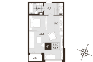 планировка, фото №1