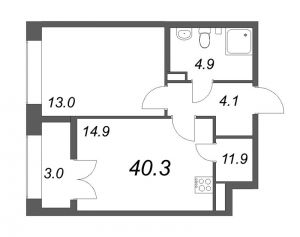 планировка, фото №1