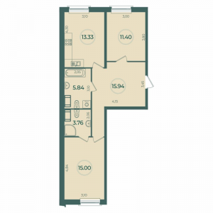 планировка, фото №1