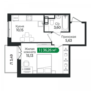 планировка, фото №1