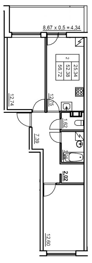 планировка, фото №1