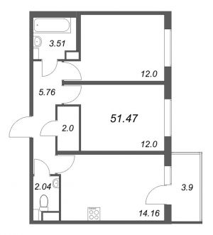 планировка, фото №1