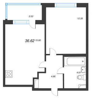 планировка, фото №1