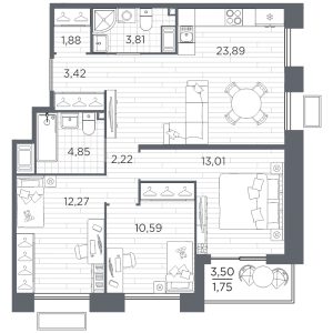 планировка, фото №1