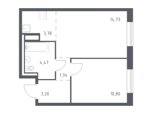 планировка, фото №1