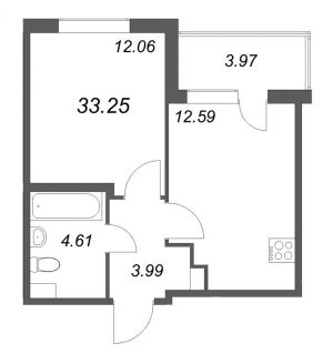 планировка, фото №1