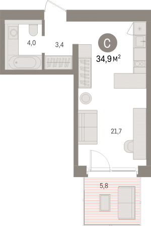 планировка, фото №1