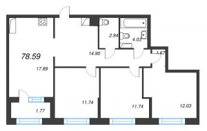 планировка, фото №1