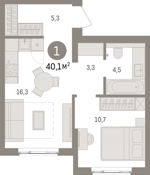 планировка, фото №1